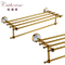 Classic Stainless Steel Double-Deck Towel Shelf in Gold Color (22101-1)