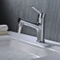 Pull out Bathroom Faucet with Sprayer, Single Hole Basin Mixer Tap
