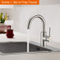Stainless Steel Bathroom Faucet Single Hole Sink Basin Mixer Taps