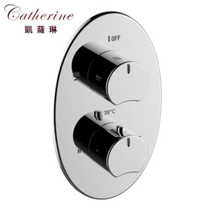 Brass Build-in Double Function Thermostatic Shower Faucet in Chrome (23616)