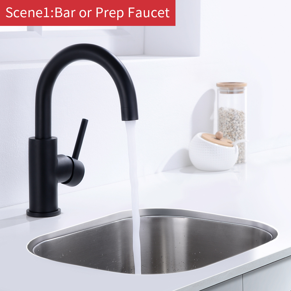 Single Hole Bar Sink Tap in Black, Bathroom Basin Faucet in Black Buy