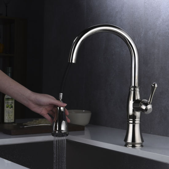 Single Hole Single Handle Pull Down out Kitchen Sink Tap