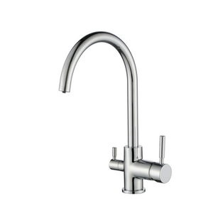 Brass Single Hole Single Handle Kitchen Tap Ih Chrome (40251)