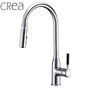 Kitchen Mixer Tap with Pull out Sprayer in Stainless Steel Color