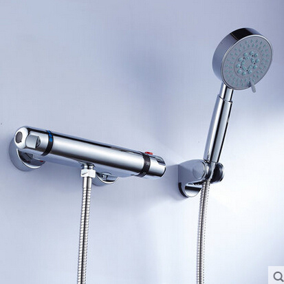 Brass Thermostatic Shower Mixer in Chrome